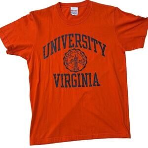University of Virginia Cavaliers NCAA Orange Y2K mincers shirt Size Medium